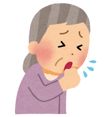 咳込む老人